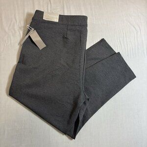 SOFT SURROUNDINGS Ponte Pull On legging Pants 3X Gray Heather NWT